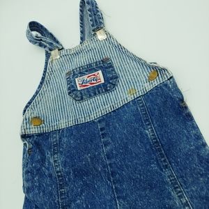 Liberty | 18 months vintage denim overall striped USA Rare HTF VTG
